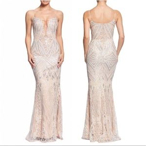 Dress the Population Mara Art Deco Gown XS